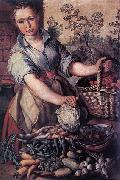 Joachim Beuckelaer Vegetable Seller oil painting reproduction